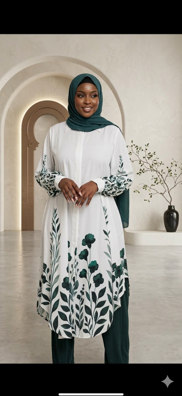 green floral ensemble (2xl)