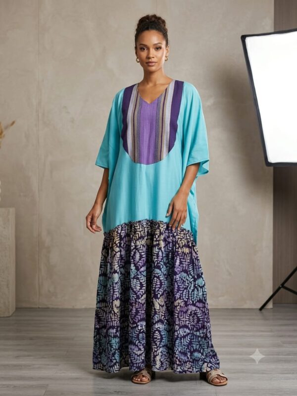 The Aurora Artisanal Kaftan Gown