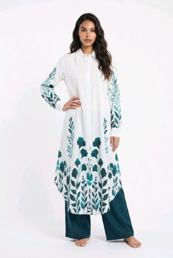 The Yasmin Porcelain Tunic & Trouser