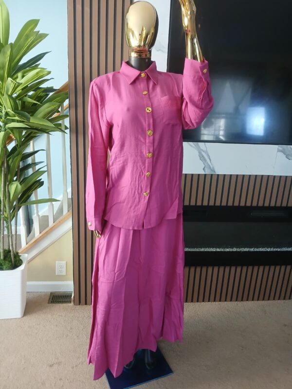 The Riviera Linen Two-Piece