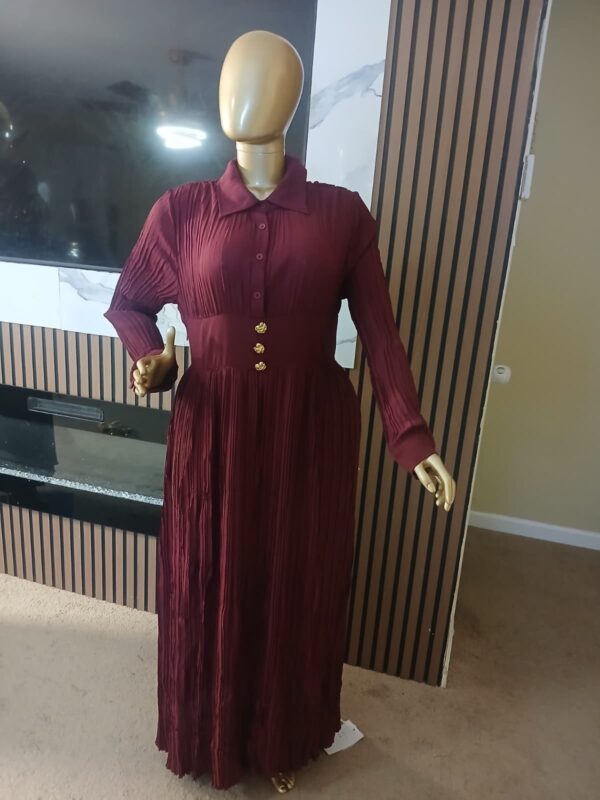 Elegance Pleated Maxi Dress
