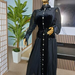 Gilded Velvet Starlight Maxi Dress
