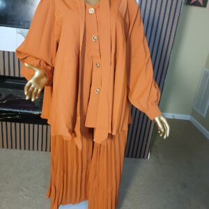 Orange Two-Piece Ensemble Set